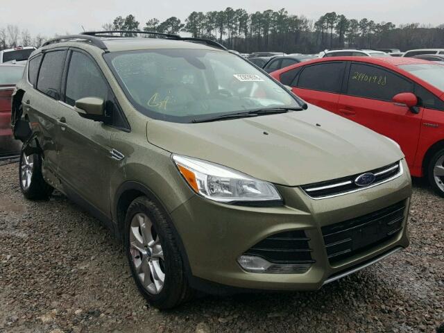 1FMCU0H9XDUC44804 - 2013 FORD ESCAPE SEL GREEN photo 1