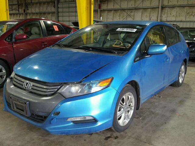 JHMZE2H72AS030658 - 2010 HONDA INSIGHT EX BLUE photo 2