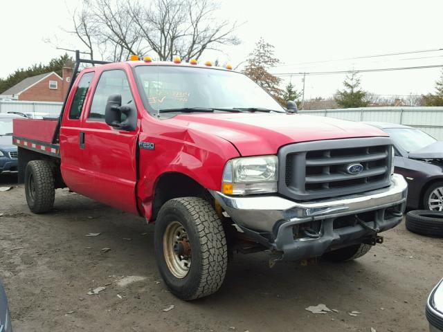 1FTNX21L84EA44357 - 2004 FORD F250 SUPER RED photo 1