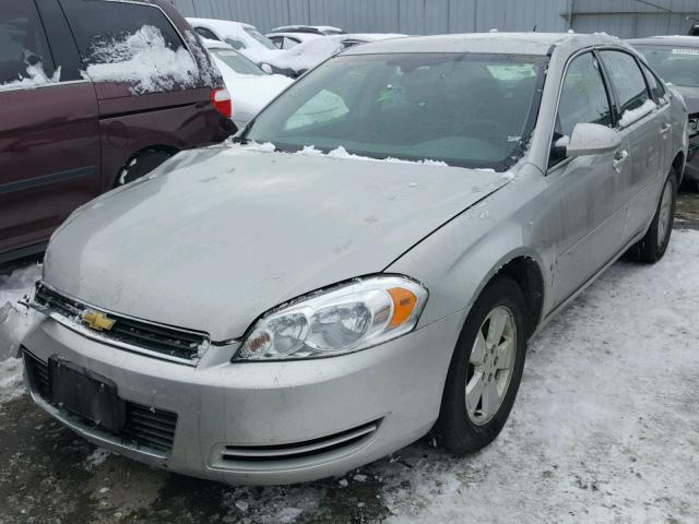 2G1WT58K989200244 - 2008 CHEVROLET IMPALA LT SILVER photo 2