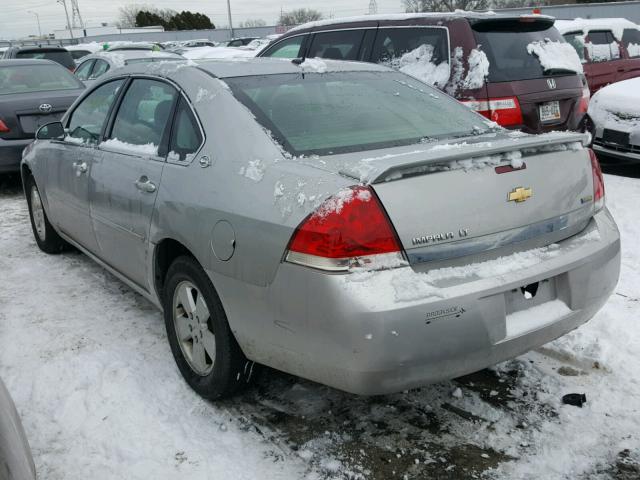 2G1WT58K989200244 - 2008 CHEVROLET IMPALA LT SILVER photo 3