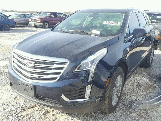 1GYKNBRS0HZ226499 - 2017 CADILLAC XT5 LUXURY BLUE photo 2