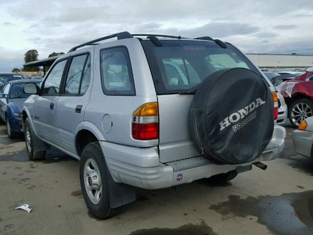 4S6CK58W314409071 - 2001 HONDA PASSPORT E SILVER photo 3