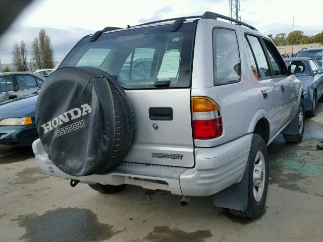 4S6CK58W314409071 - 2001 HONDA PASSPORT E SILVER photo 4