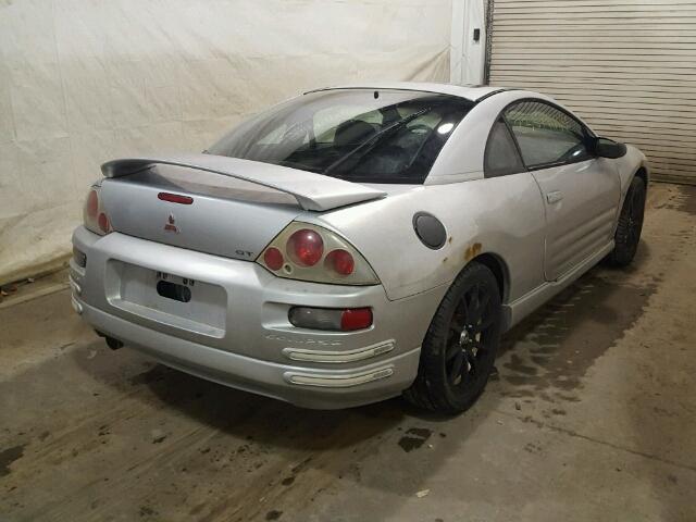 4A3AC54LXYE040238 - 2000 MITSUBISHI ECLIPSE GT SILVER photo 4