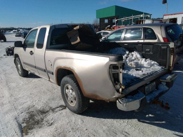 1GTCS19E978254376 - 2007 GMC CANYON BEIGE photo 3