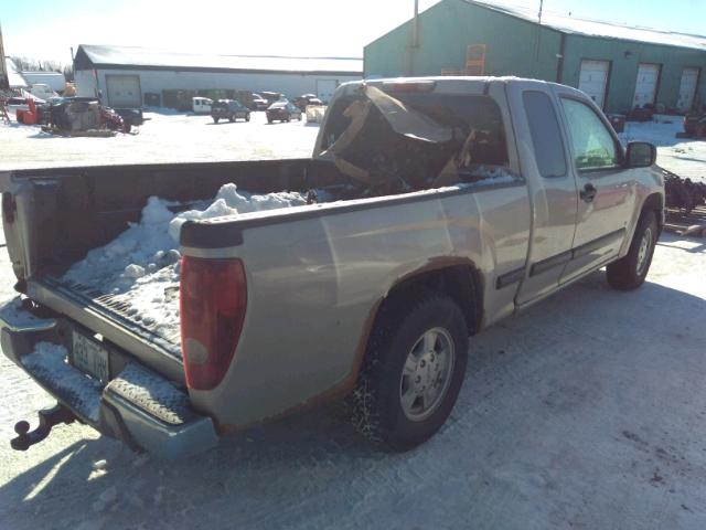 1GTCS19E978254376 - 2007 GMC CANYON BEIGE photo 4