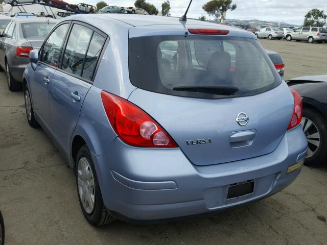 3N1BC1CP3BL476962 - 2011 NISSAN VERSA S BLUE photo 3