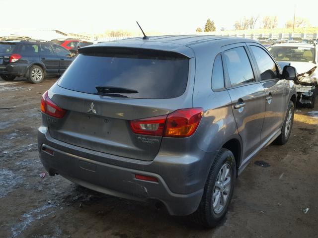 JA4AP3AU7BZ005126 - 2011 MITSUBISHI OUTLANDER GRAY photo 4