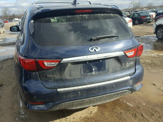 5N1AL0MM5GC509031 - 2016 INFINITI QX60 BLUE photo 9