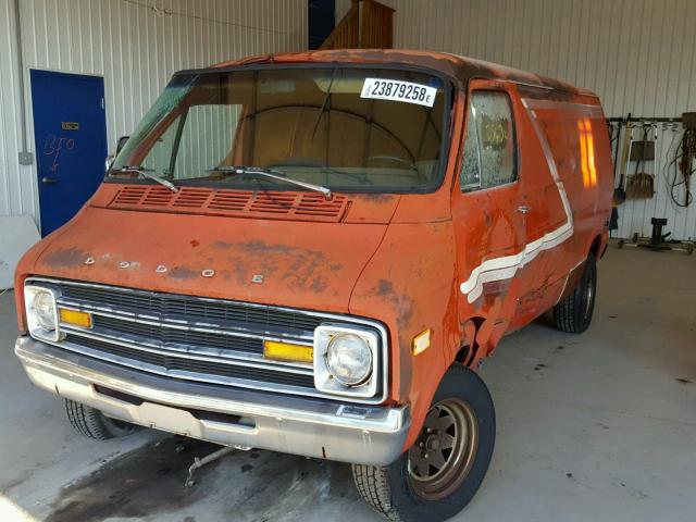 B11AE8K123017 - 1978 DODGE B100 RED photo 2