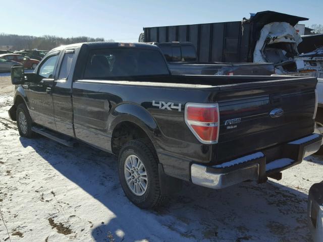 1FTVX1ET6BKE20797 - 2011 FORD F150 SUPER BLACK photo 3