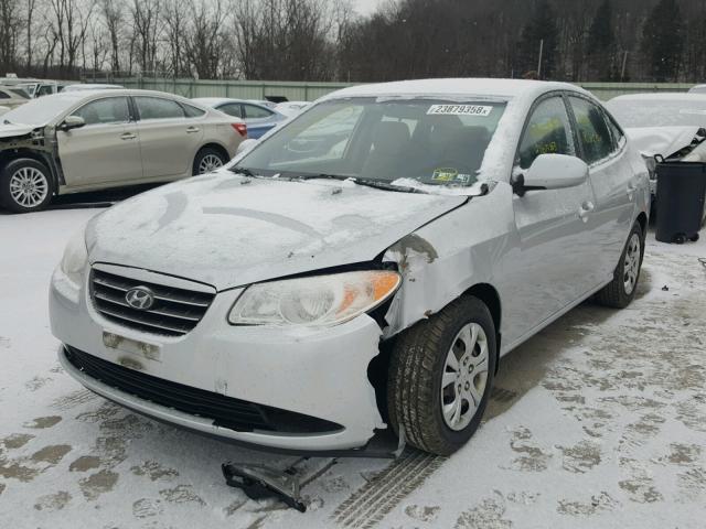 KMHDU46D29U753618 - 2009 HYUNDAI ELANTRA GL GRAY photo 2