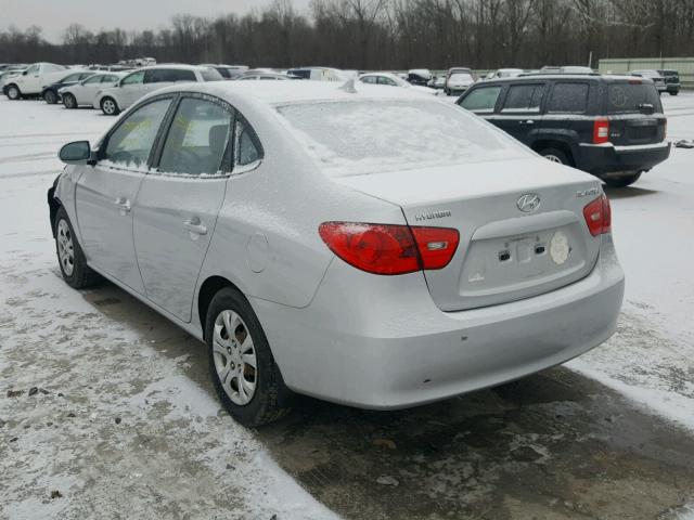 KMHDU46D29U753618 - 2009 HYUNDAI ELANTRA GL GRAY photo 3