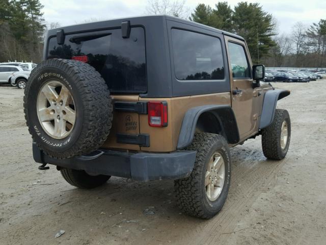 1C4AJWAG6FL694698 - 2015 JEEP WRANGLER S BROWN photo 4