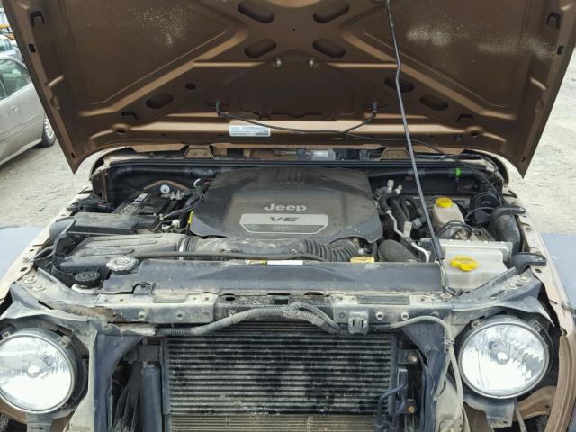 1C4AJWAG6FL694698 - 2015 JEEP WRANGLER S BROWN photo 7