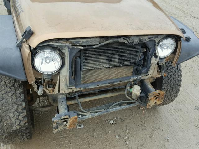 1C4AJWAG6FL694698 - 2015 JEEP WRANGLER S BROWN photo 9