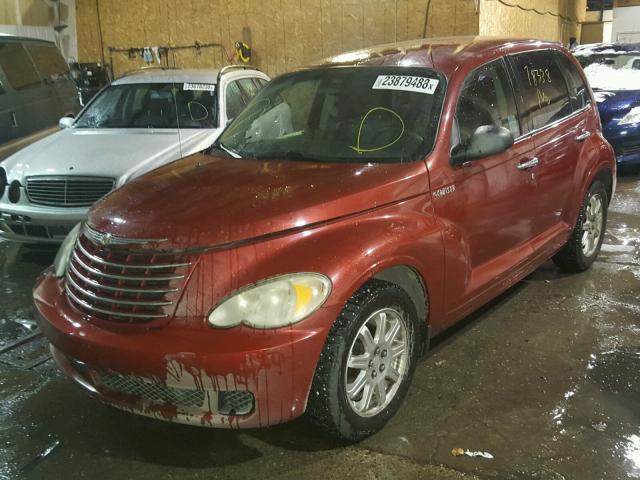 3A4FY48B96T330404 - 2006 CHRYSLER PT CRUISER RED photo 2