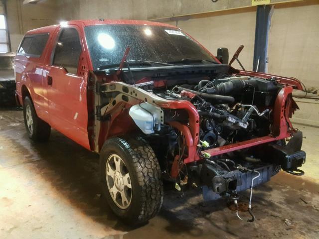 1FTMF1E81AKA82928 - 2010 FORD F150 RED photo 1