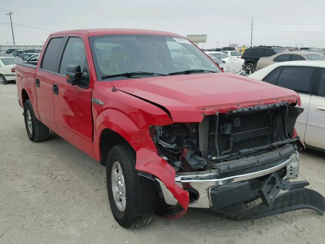 1FTEW1CM2CKD07350 - 2012 FORD F150 SUPER RED photo 1