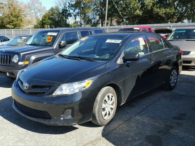 2T1BU4EE6DC120678 - 2013 TOYOTA COROLLA BA BLACK photo 2