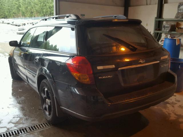 4S4BP61C077328466 - 2007 SUBARU LEGACY OUT BLACK photo 3