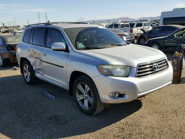 JTEES43A792150342 - 2009 TOYOTA HIGHLANDER SILVER photo 1