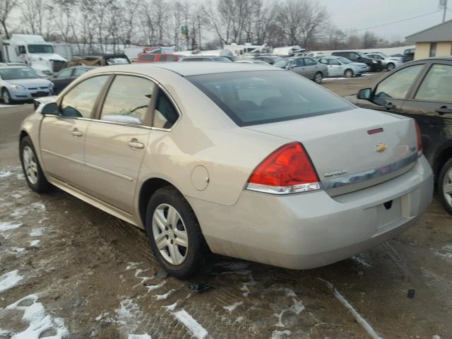 2G1WA5EN4A1160342 - 2010 CHEVROLET IMPALA LS TAN photo 3