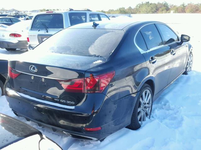 JTHCE1BL4E5021096 - 2014 LEXUS GS 350 BLACK photo 4