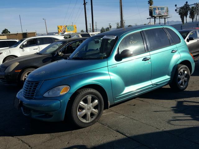 3C8FY68B34T211289 - 2004 CHRYSLER PT CRUISER GREEN photo 2