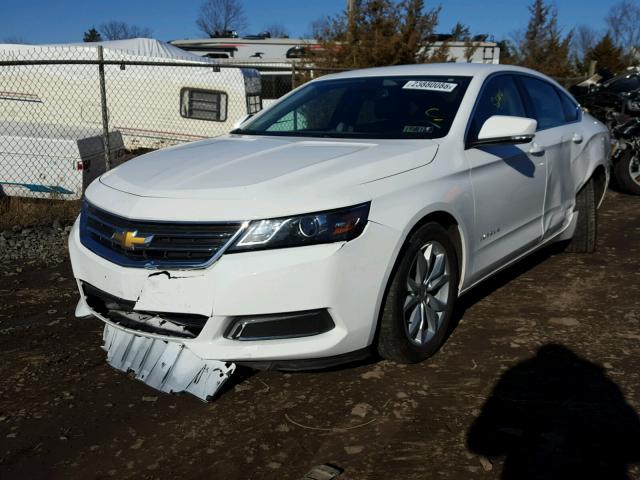 2G1105SA8G9187682 - 2016 CHEVROLET IMPALA LT WHITE photo 2