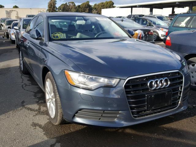 WAUDFAFC4DN150450 - 2013 AUDI A6 PREMIUM GRAY photo 1