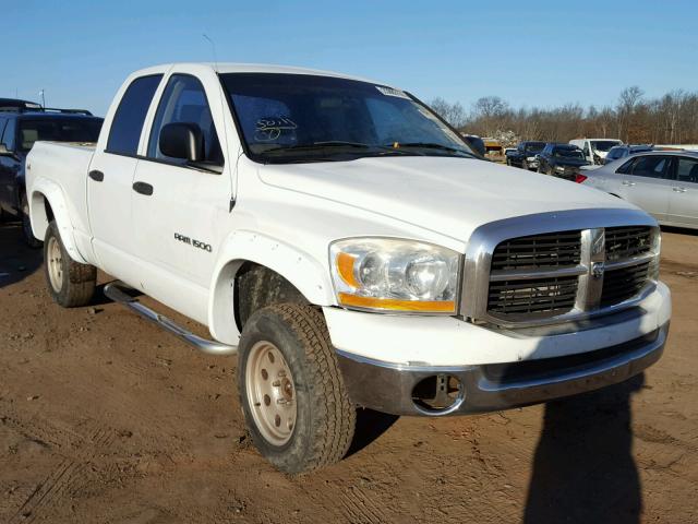 1D7HU18N06S541887 - 2006 DODGE RAM 1500 S WHITE photo 1