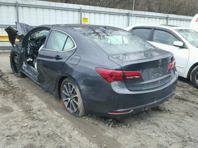 19UUB2F32FA024846 - 2015 ACURA TLX GRAY photo 3