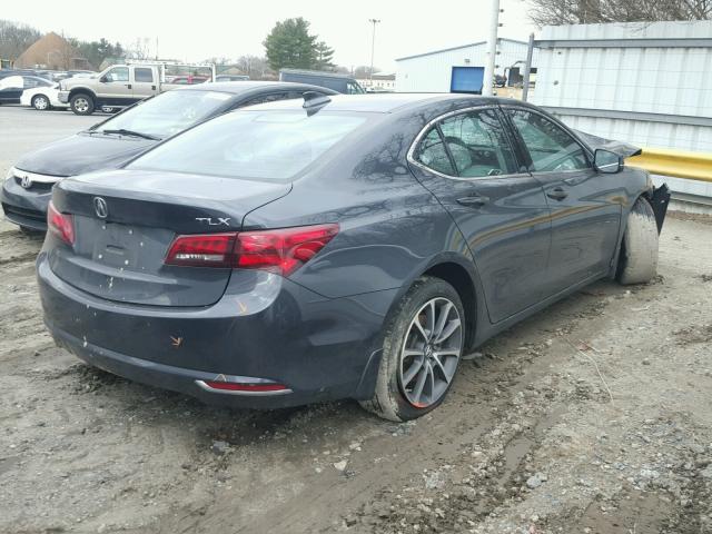 19UUB2F32FA024846 - 2015 ACURA TLX GRAY photo 4