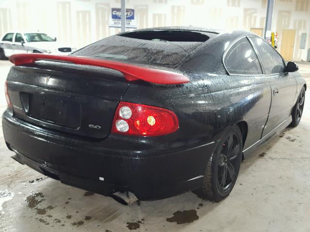 6G2VX12U05L469870 - 2005 PONTIAC GTO BLACK photo 4