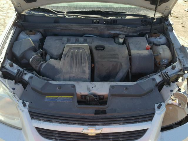 1G1AK55F177185629 - 2007 CHEVROLET COBALT LS SILVER photo 7