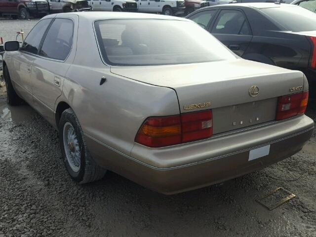 JT8BH28F2V0094037 - 1997 LEXUS LS 400 GOLD photo 3