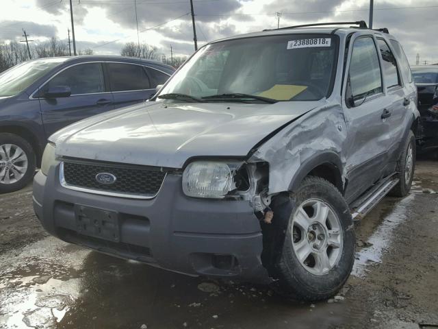 1FMYU03132KD52133 - 2002 FORD ESCAPE XLT GRAY photo 2