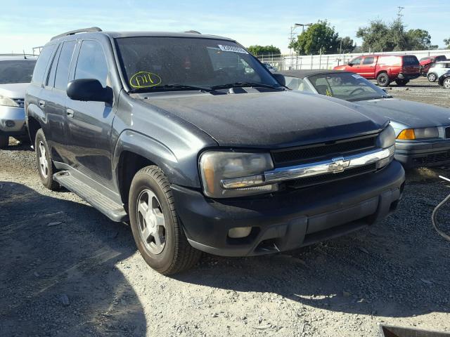 1GNDS13S642146709 - 2004 CHEVROLET TRAILBLAZE BLACK photo 1