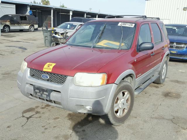 1FMCU04121KD96812 - 2001 FORD ESCAPE XLT RED photo 2