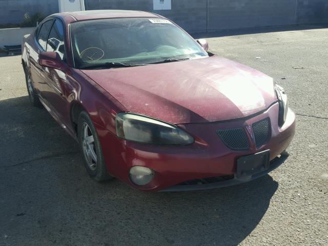 2G2WS522741255128 - 2004 PONTIAC GRAND PRIX RED photo 1