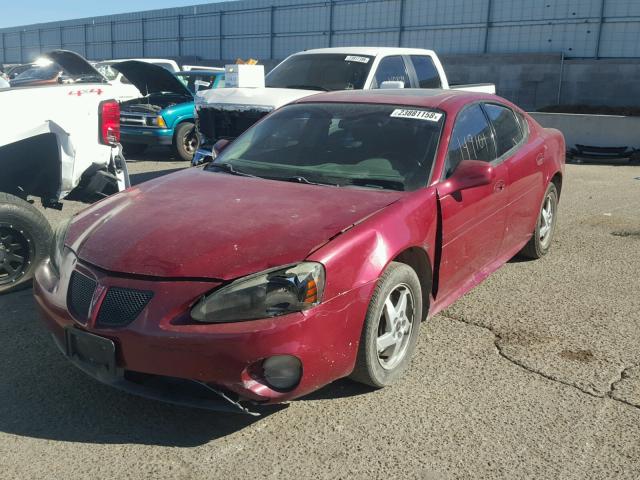 2G2WS522741255128 - 2004 PONTIAC GRAND PRIX RED photo 2