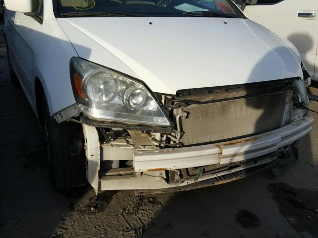 5FNRL38467B137995 - 2007 HONDA ODYSSEY EX WHITE photo 9