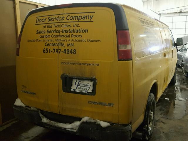 1GCHG39U531224515 - 2003 CHEVROLET EXPRESS G3 YELLOW photo 4