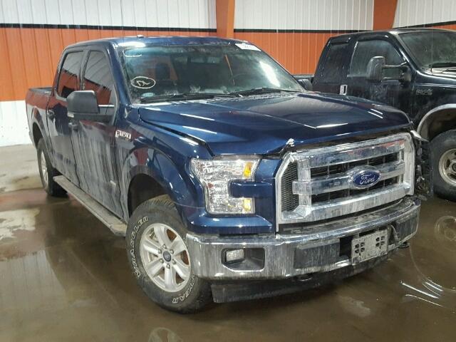 1FTEW1EGXHKC88612 - 2017 FORD F150 SUPER BLUE photo 1