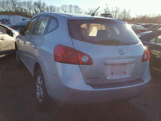 JN8AS58V68W139364 - 2008 NISSAN ROGUE S SILVER photo 3