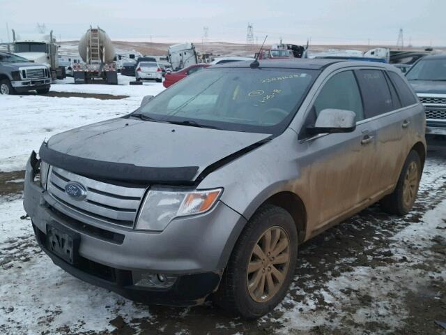 2FMDK49C08BA96878 - 2008 FORD EDGE LIMIT SILVER photo 2