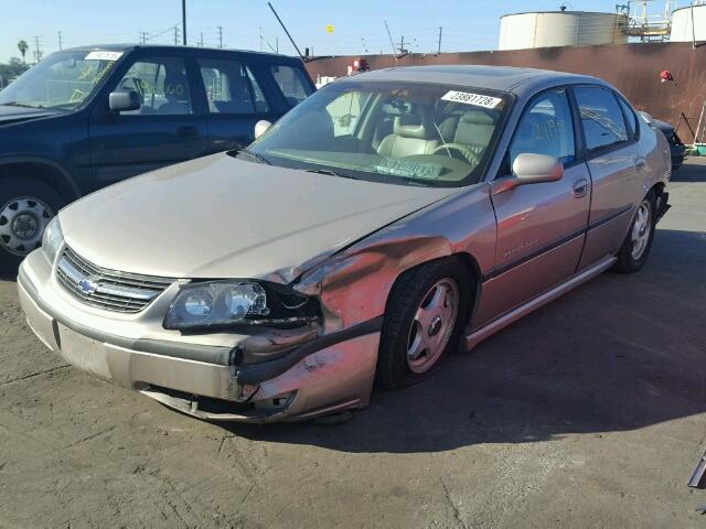 2G1WH55K119210536 - 2001 CHEVROLET IMPALA LS TAN photo 2