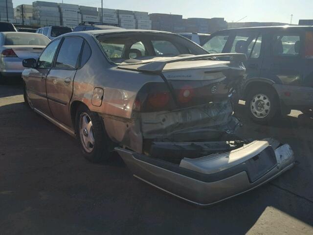 2G1WH55K119210536 - 2001 CHEVROLET IMPALA LS TAN photo 3